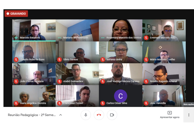 Reunião pedagógica online trata da Política Educacional para as aulas virtuais