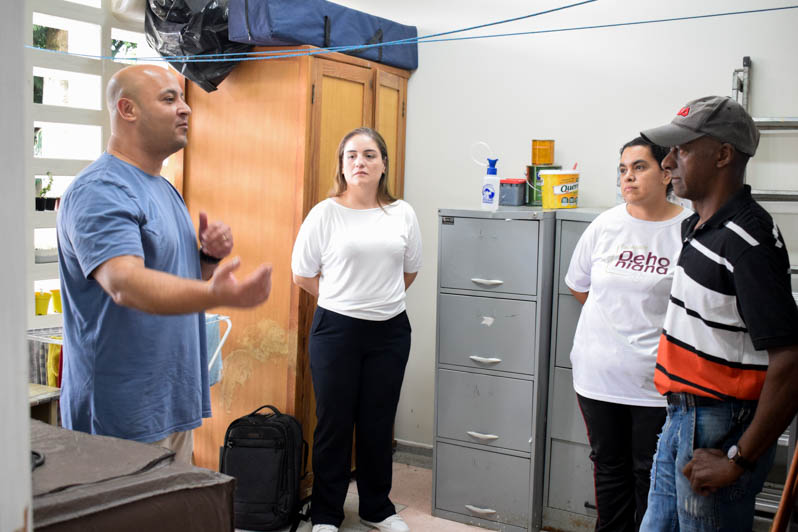 Colaboradores recebem treinamento com equipe de Segurança do Trabalho