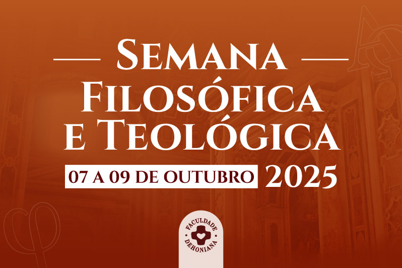 Semana Filosófica e Teológica acontece em outubro da Dehoniana