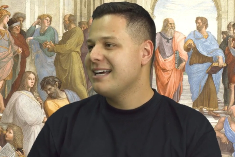 Discente da instituição apresenta Byung-Chul Han e sua tese na TV Cidade