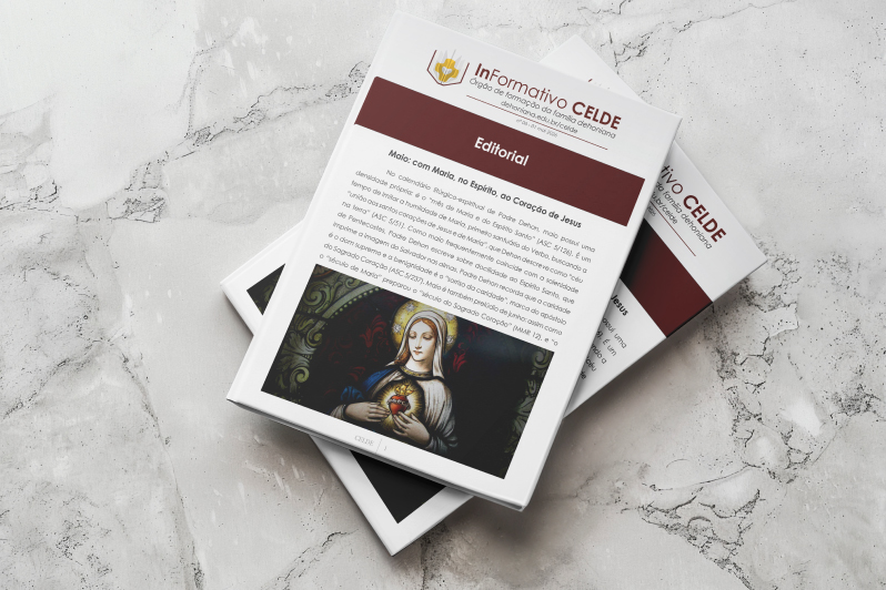 InFormativo CELDE destaca espiritualidade de maio e iniciativas inéditas